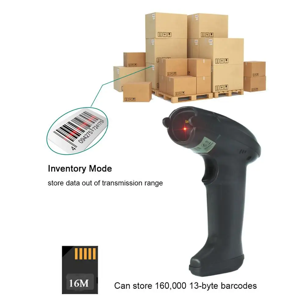 Проводной и беспроводной 2D сканер штрих кодов QR PDF417 DataMatrix на русском winebottle чехол