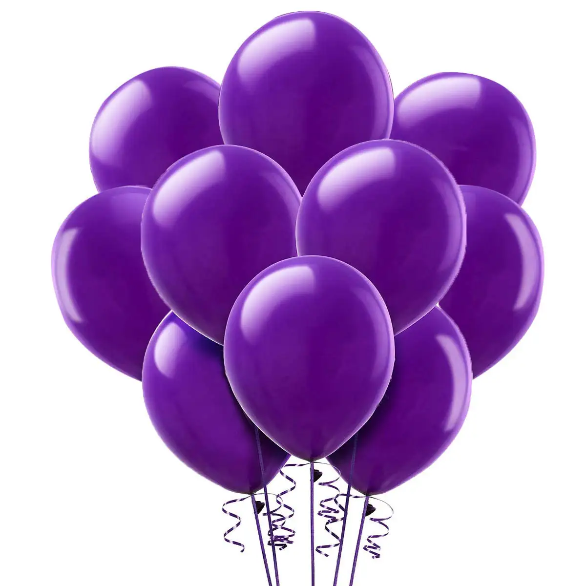 

50 100 200pcs Lot Purple Balloons 5 10 12 Inch Latex Balloon Matte Chrome Metallic Violet Metalic Ballon Wedding Birthday Baby