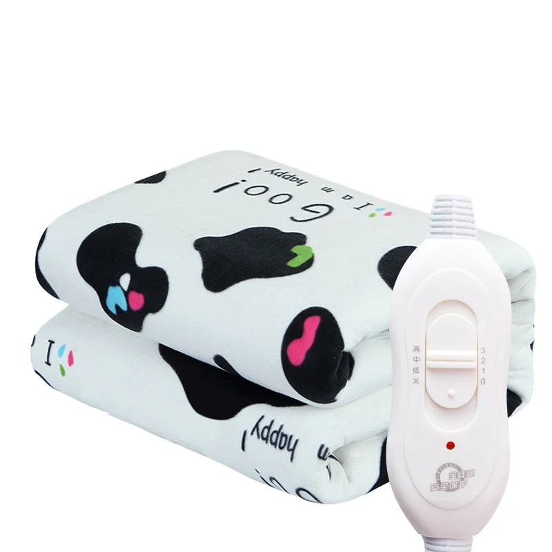 Электрическое одеяло для дома 1 5*0 7 м зимнее с подогревом утепленное одним