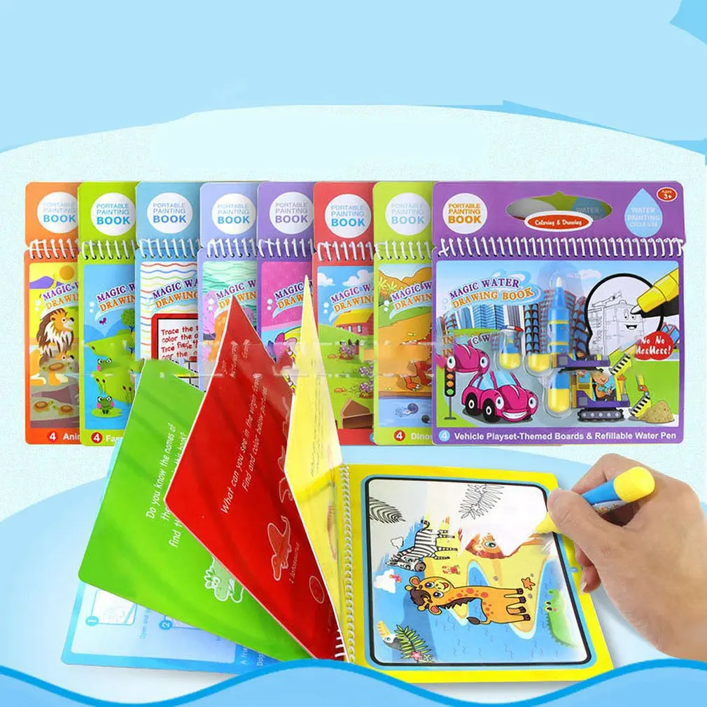 

Children'S Baby Water Painting Can Be Used Repeatedly Graffiti This Magical Graffiti Colorful Water Album Bag