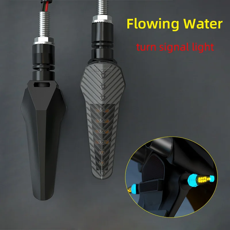 

2pcs Dual Color Motorcycle Turn Signals LED Light universal indicator for suzuki hayabusa honda yamaha kawasaki bmw Kawasaki