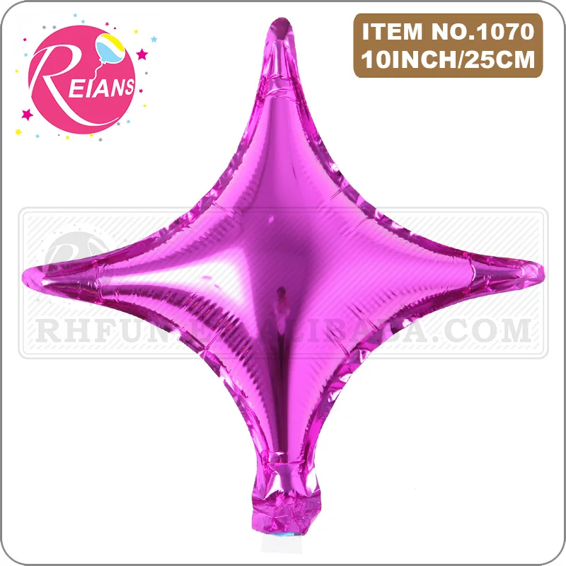 10 дюймов фольга 4 в форме пятиконечной звезды воздушный шар майлара воздушные