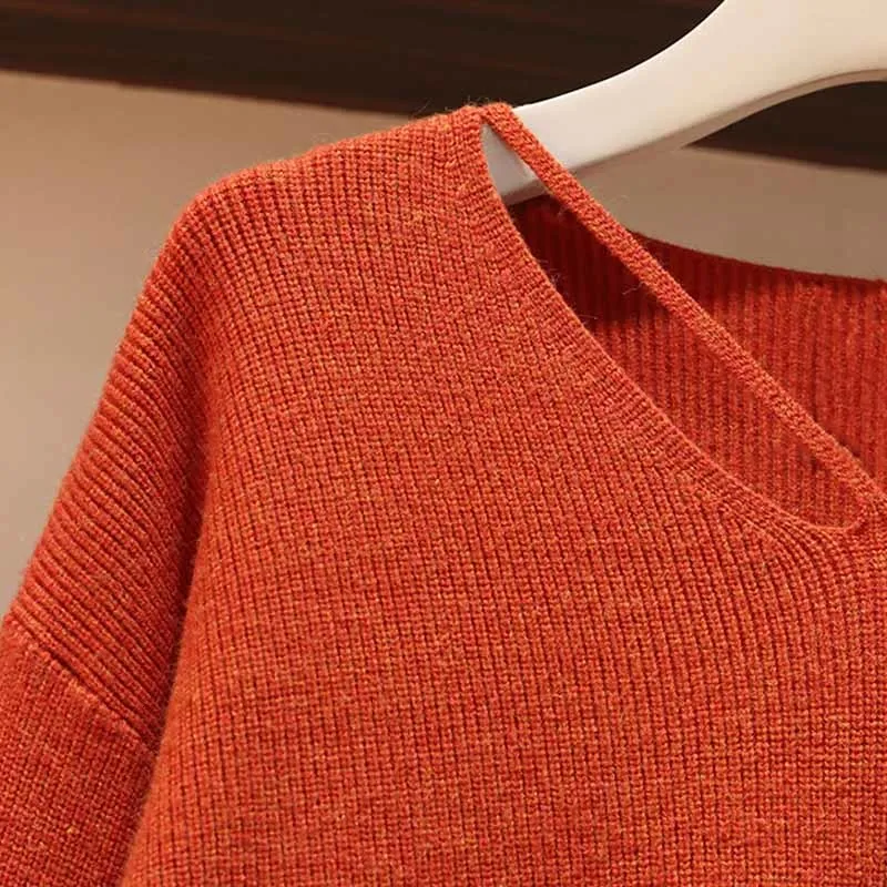 Женский трикотажный комплект из двух предметов повседневный однотонный