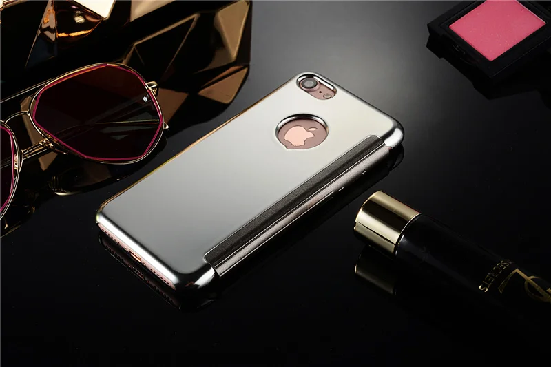 Акриловый чехол-книжка чехол для iPhone 6S 6 s, 7, 8, X 10 5 5S 5SE iPhone 8Plus 7plus 6plus 6splus Роскошный прозрачный чехол для задней панели сотового телефона