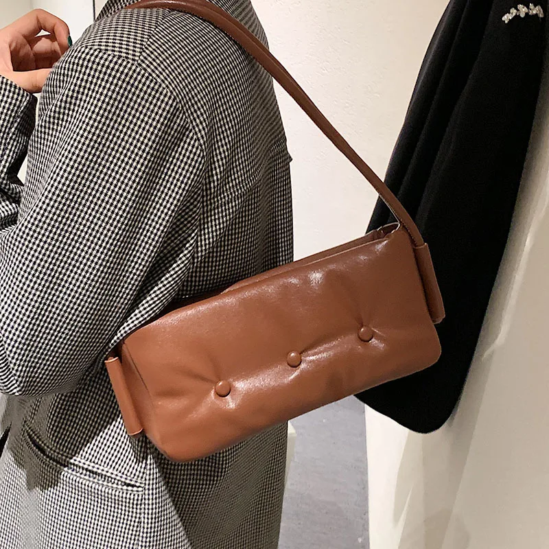 

2021 женская наплечная сумка, дизайнерская сумка с заклепками, роскошная космическая хлопковая маленькая сумка из искусственной кожи, зимняя...