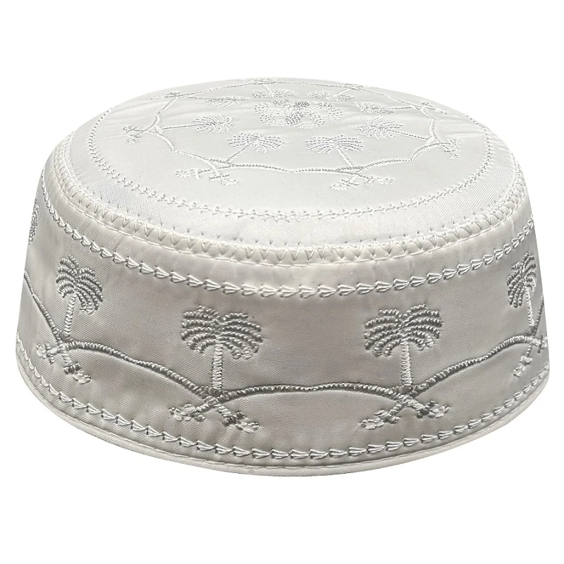 Новые белые хлопчатобумажные ткани мусульманские шляпы для молитв мужчин мягкие