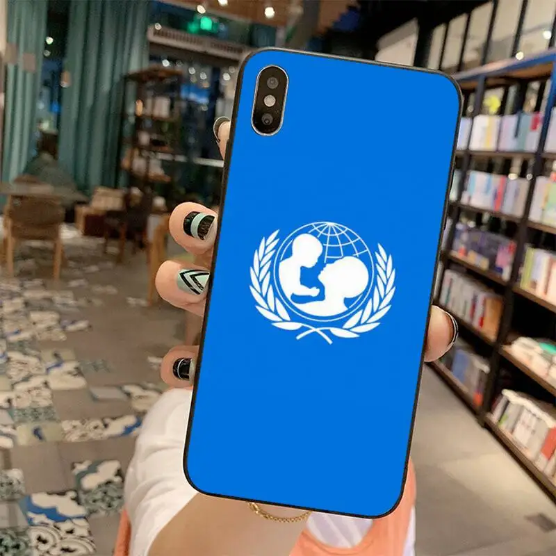 

HUAGETOP unicef Phone Case for iphone 12 pro max 11 pro XS MAX 8 7 6 6S Plus X 5S SE 2020 XR case