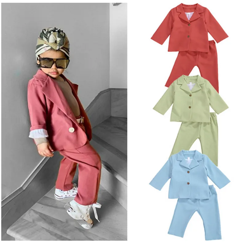 Вечерние костюмы для девочек из 2 предметов Осень-зима модные праздничные наряды