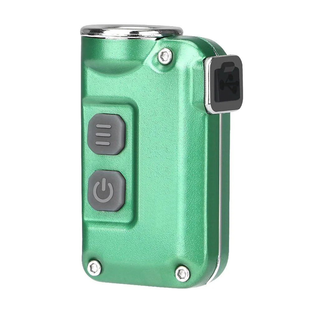 

Waterproof LED Mini Electric Torches Portable 4 Modes USB Rechargeable Keychain Flashlight for Outdoor Travel Camping
