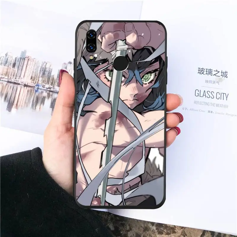 

Demon Slayer Japanese Anime Phone Case For Huawei honor Mate P 10 20 30 40 i 9 8 pro x Lite smart 2019 nova 5t Luxury funda