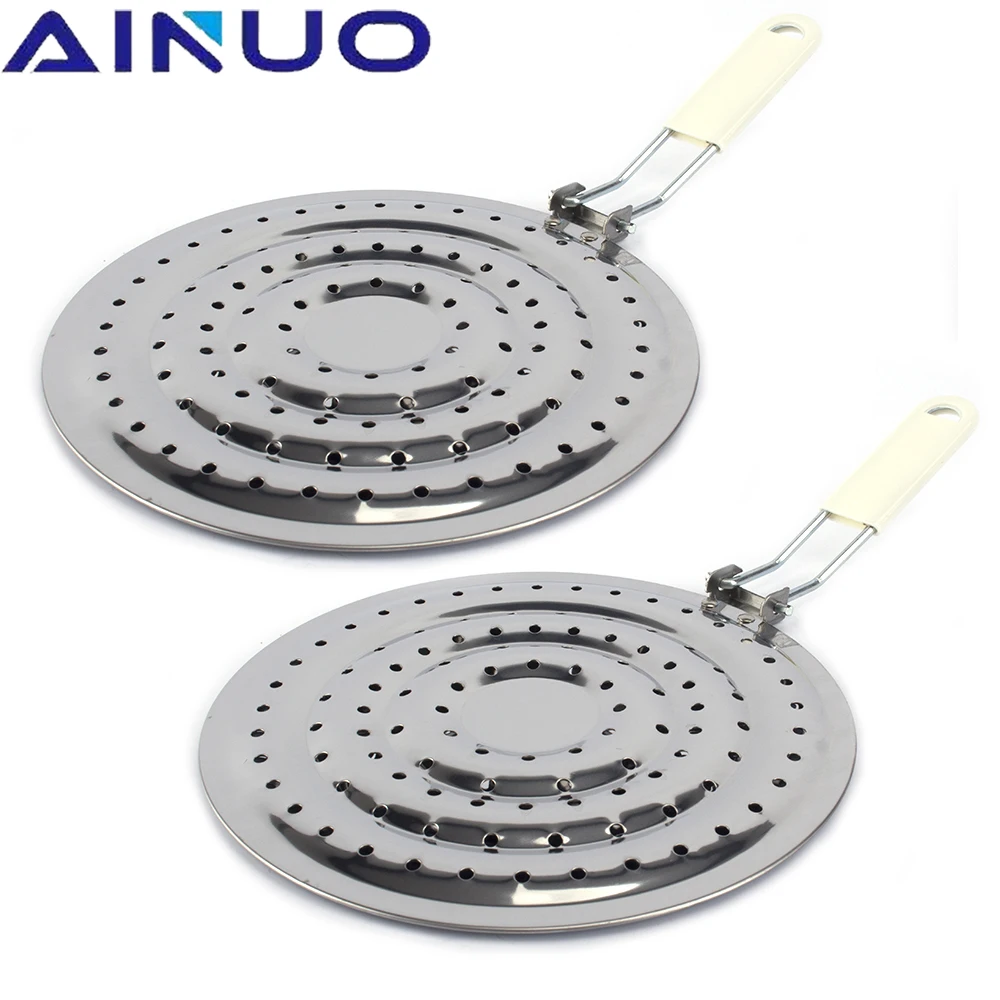 Kitchen Induction Cooker Heat Conduction Plate Stainless Steel Induction Cooker Converter Kitchen Electric Cooker Plate Solar