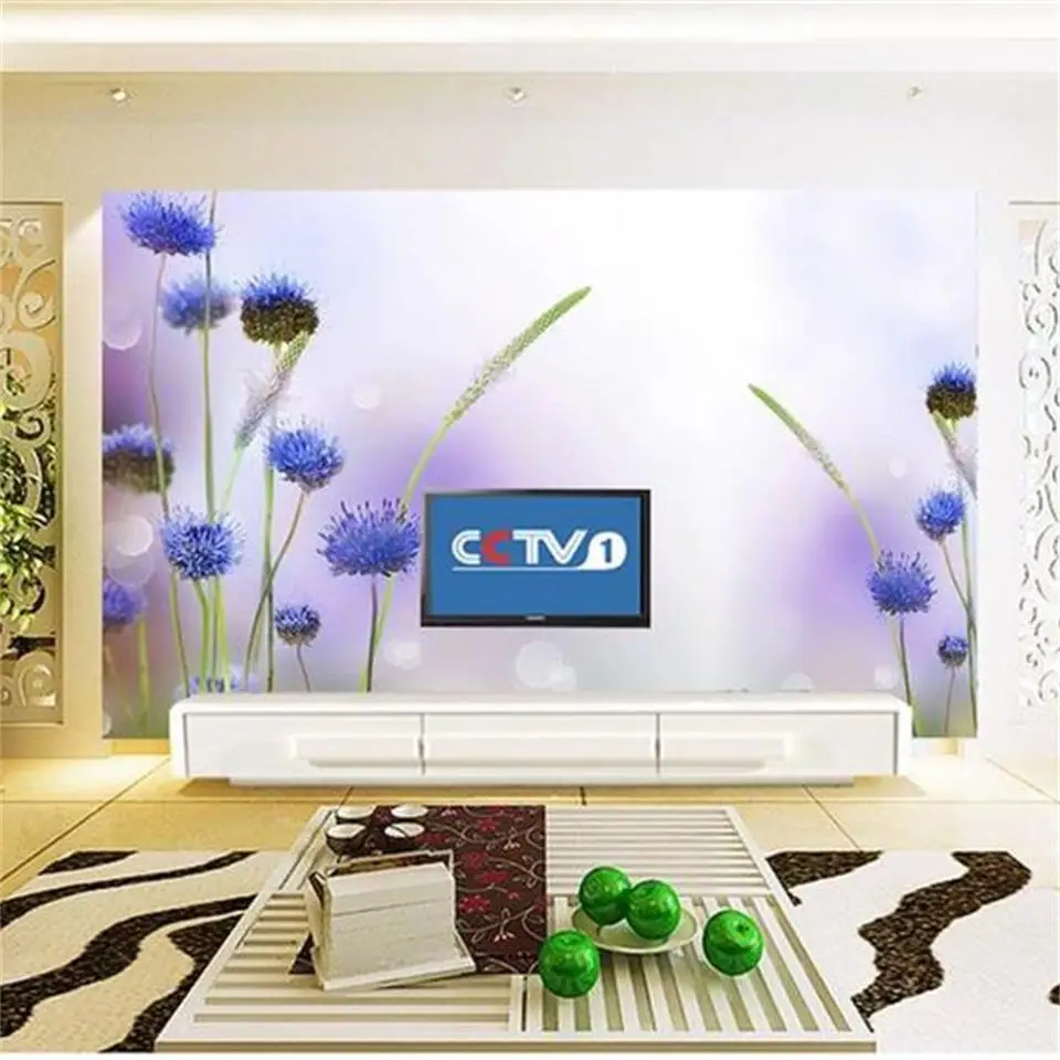 

custom 3d photo wallpaper living room bed room kids mural beautiful dream dandelion picture sofa backdrop wallpaper for wall 3d