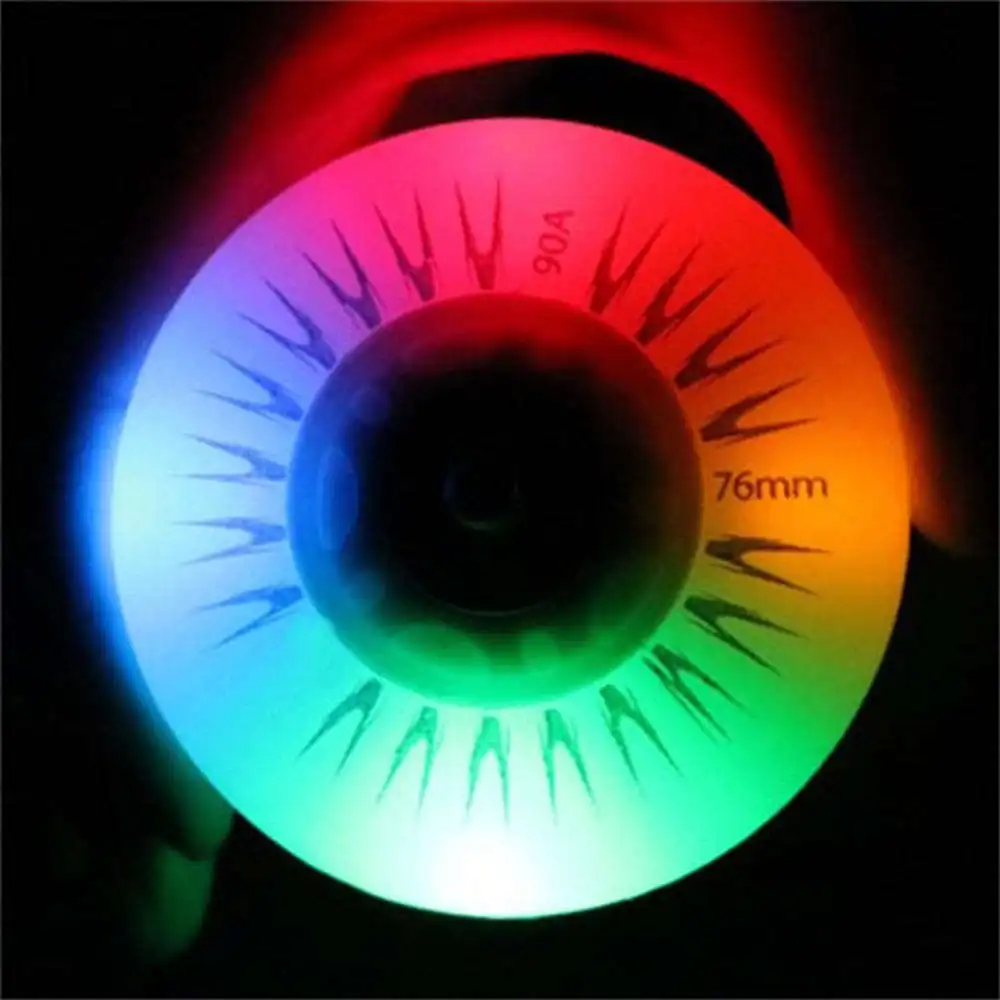 Уличная светодиодная подсветка скользящая вспышка полиуретановые роликовые