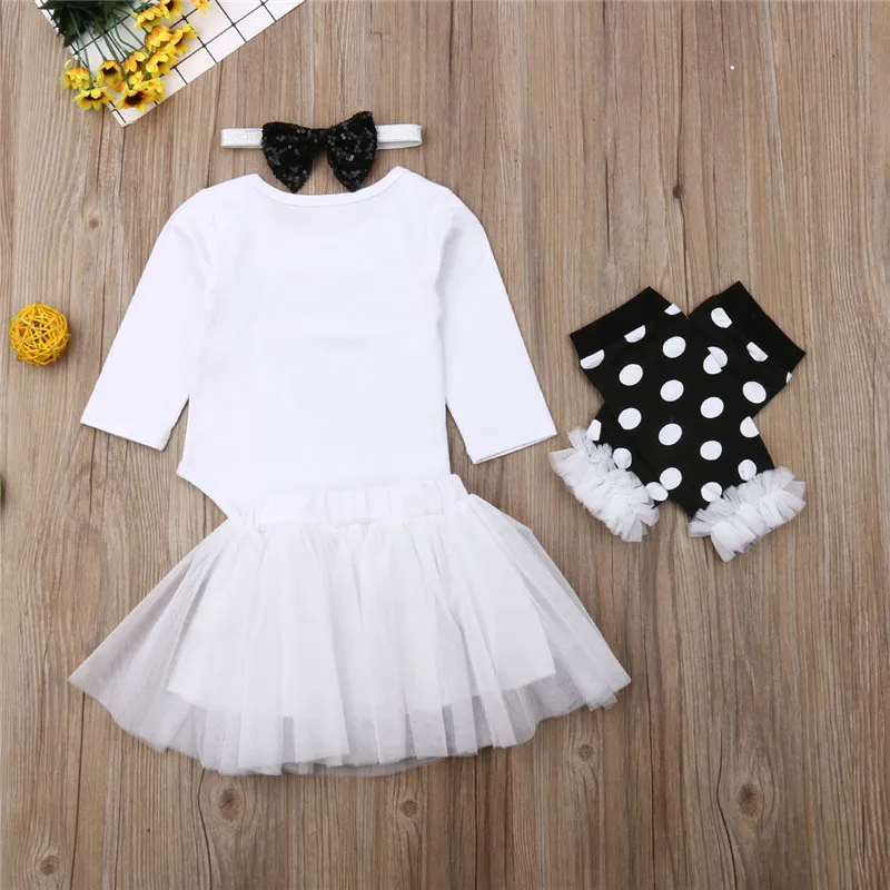 Комплект одежды из 4 предметов Детские наряды для девочек на Хэллоуин Одежда с