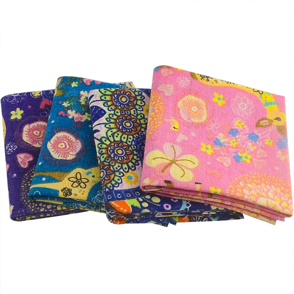 Тканевая картина с изображением оленя в африканском стиле 4 шт./лот 45x45 см хлопок