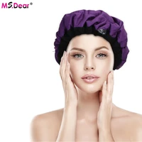 cordless microwavable heat cap steaming hair styling hair care deep conditioning thermal heating nursing cap home hair spa