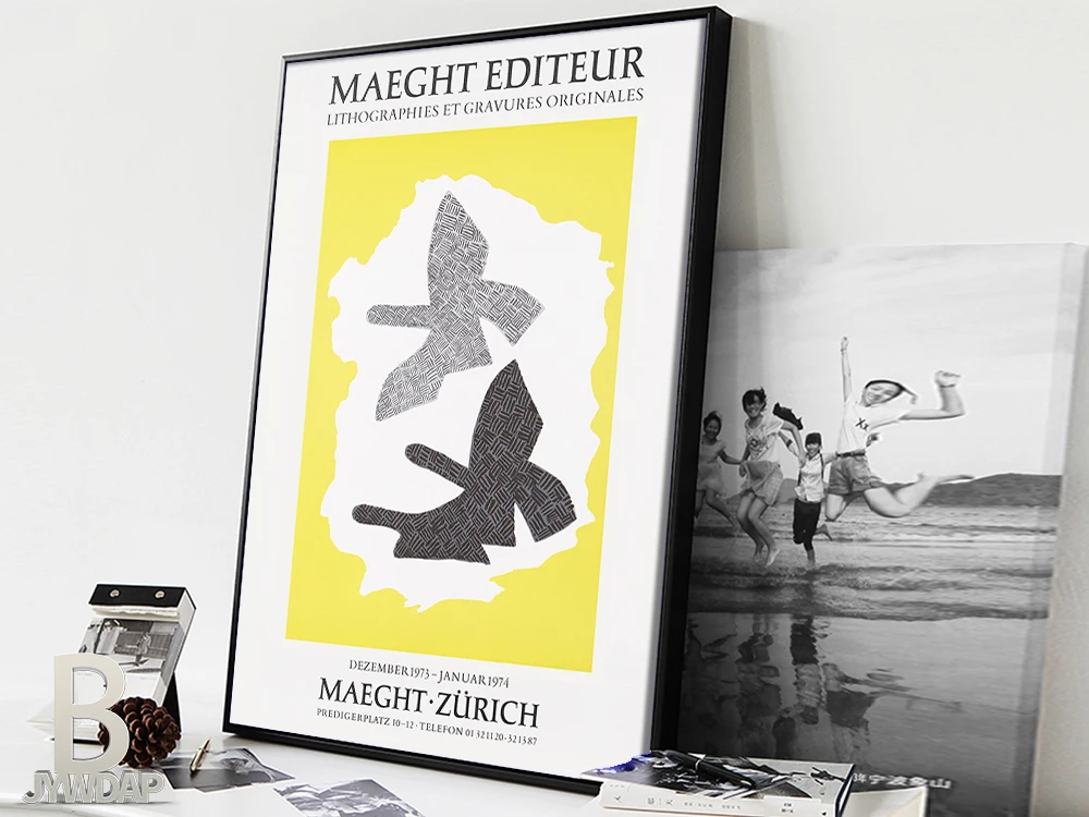 Постер Жорж брак печать на выставке Брак фовизме кубизм выставочная выставка -