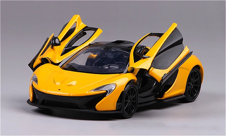 Игрушка модель автомобиля 1:24 бутик сплава моделирование mlaren p1 желтый оранжевый Коллекция украшения Рождество подарок на день рождения