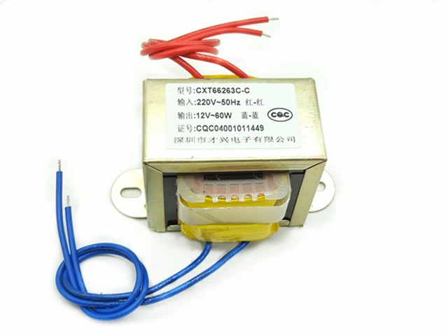 AC6V 9V 12V 15V 18V 24V 30V 36V 220v 28v выходное напряжение 60W EI вход 220V/380V 50Hz одиночное/двойное