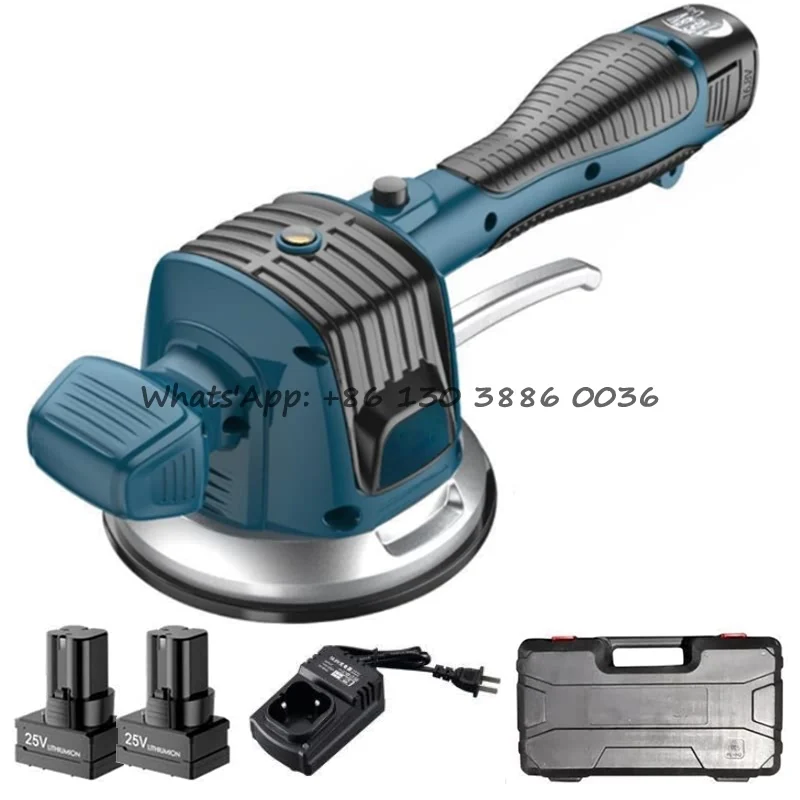 

Инструмент для плиточной плитки, 25 в, Вибрирующая машина для укладки плитки с 1/2 батареями, инструмент для выравнивания виброизмельчения ст...