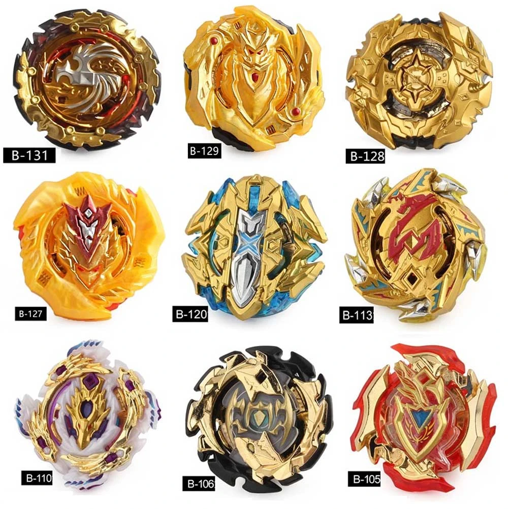 Takara Tomy Limited Gold Bey Bay Burst игрушки Металл Бог спиннинг гироскоп верхнее лезвие лезвия игрушки Отправить подарок для детей Рождественский подарок