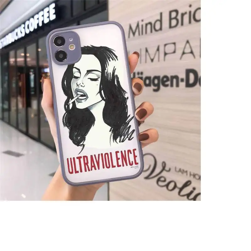 

Lana Del Rey Lust for Life Phone Cases matte transparent For iphone 7 8 11 12 plus mini x xs xr pro max cover