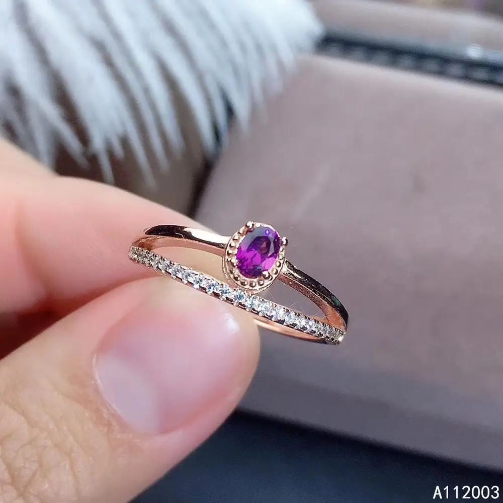 Кольцо женское из серебра 925 пробы с гранатом | Украшения и аксессуары