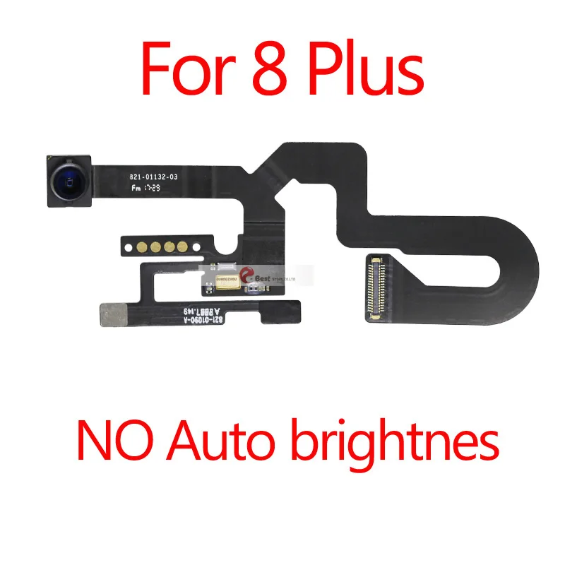 8 Plus No brightne 1 шт. маленькая фронтальная камера для iPhone 8 8G plus светильник датчик приближения гибкий кабель облицовочный модуль запасные части - Цвет: 8 Plus No brightne