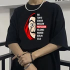 Футболка с испанским ТВ-шоу La Casa De Papel, Мужская футболка с принтом Дом Бумаги