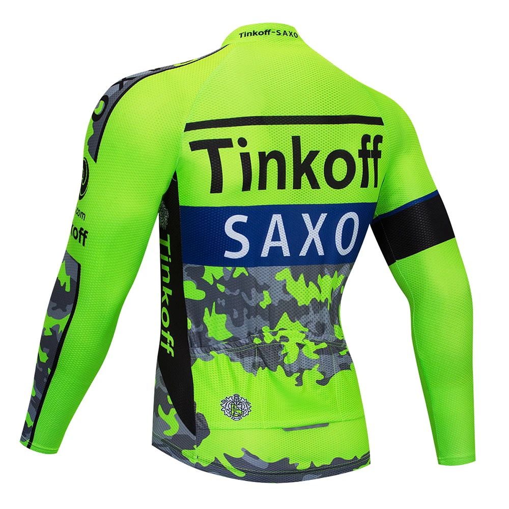 tinkoff велосипедная майка 9D, комплект с нагрудником, MTB униформа, дышащая велосипедная одежда, быстросохнущая велосипедная одежда, мужская длинная одежда для велоспорта