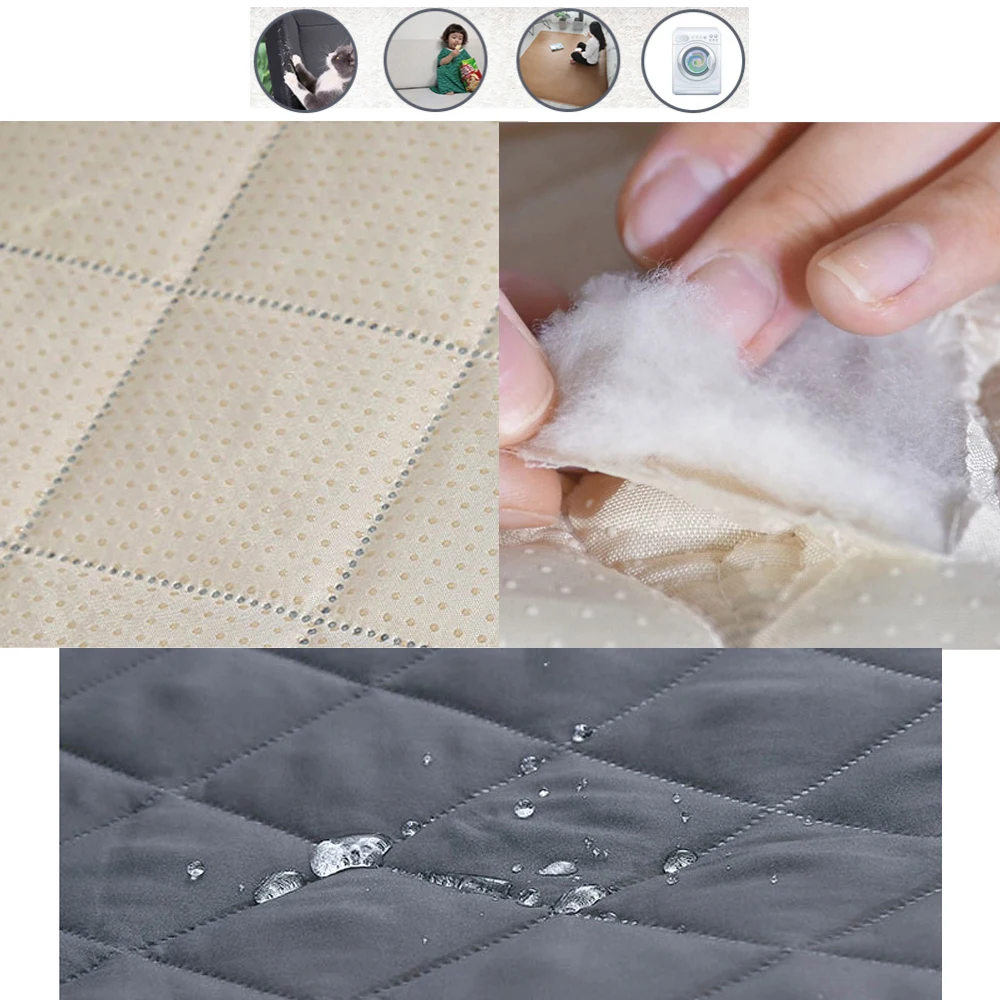 Нескользящий чехол для дивана моющийся коврик домашних животных защита от грязи