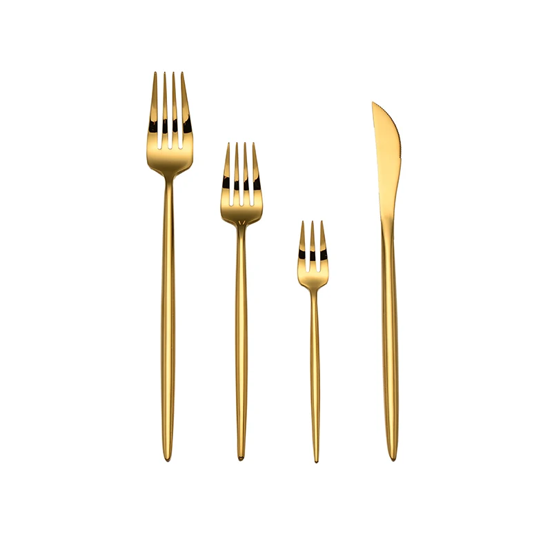 Столовая посуда Золотая ложка 18/10 дюймов набор столовых приборов из нержавеющей
