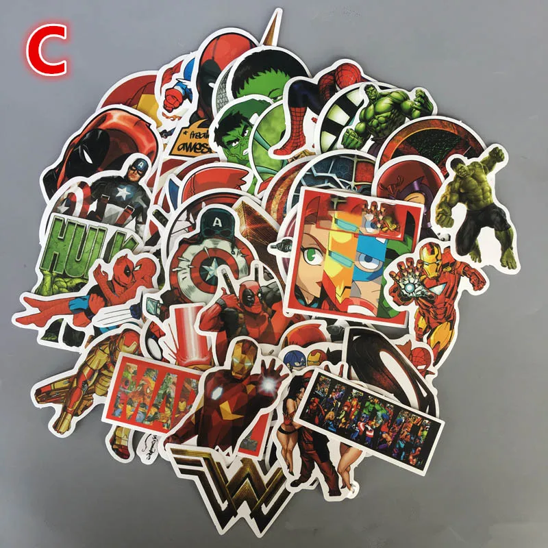 50 шт./компл. супер фотолампа для багажа ноутбука скейтборда чемодана мотоцикла