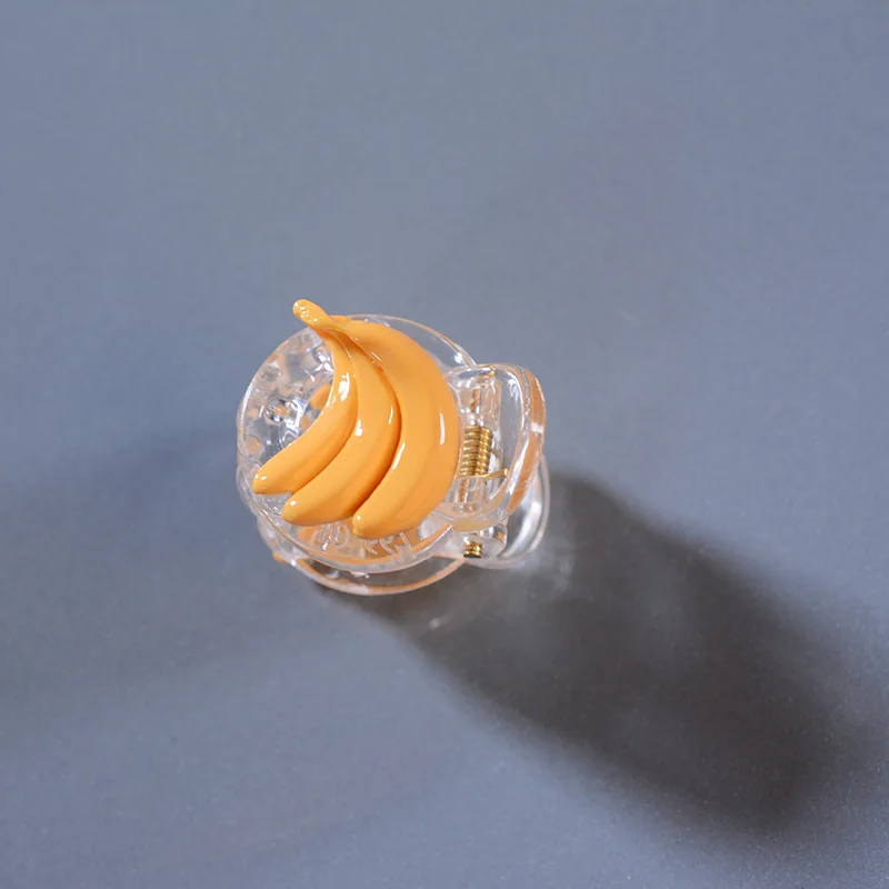 Прозрачная Заколка фрукт для девочек в Корейском стиле заколка волос студентов