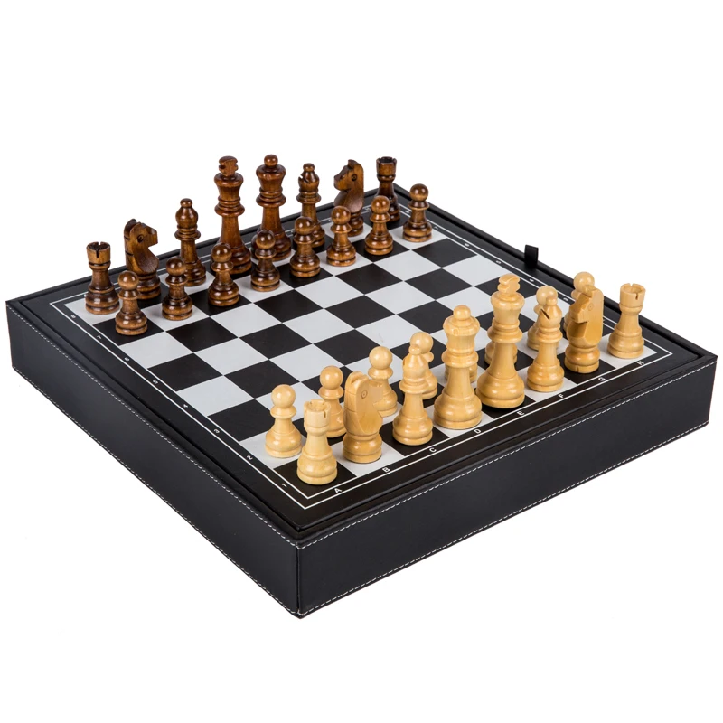 

Роскошный Деревянный Шахматный набор для турнира для взрослых, интерьерное хранение, большой уличный Набор для шахматных игр, портативные ...