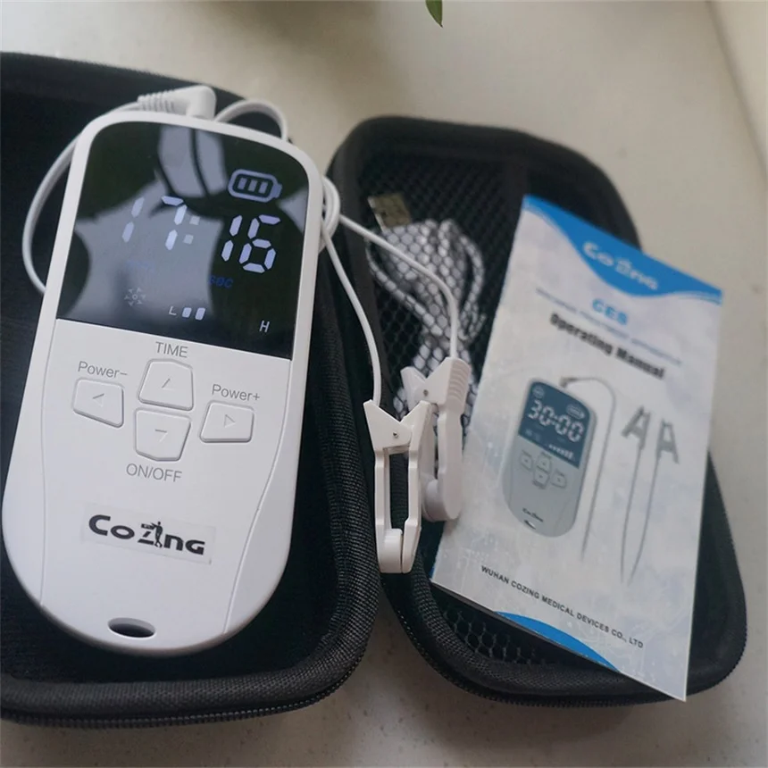 

Cranial Electrotherapy Stimulator Therapy Sleep Aid Machine Physiotherapy Insomnia Anxiety Depression Migraine Device