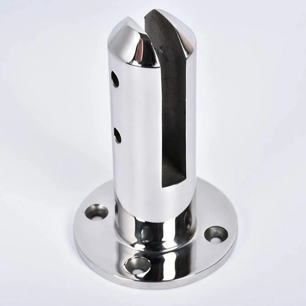 Стекло моллюск зажим для ограждения круглый Нержавеющая сталь кронштейн