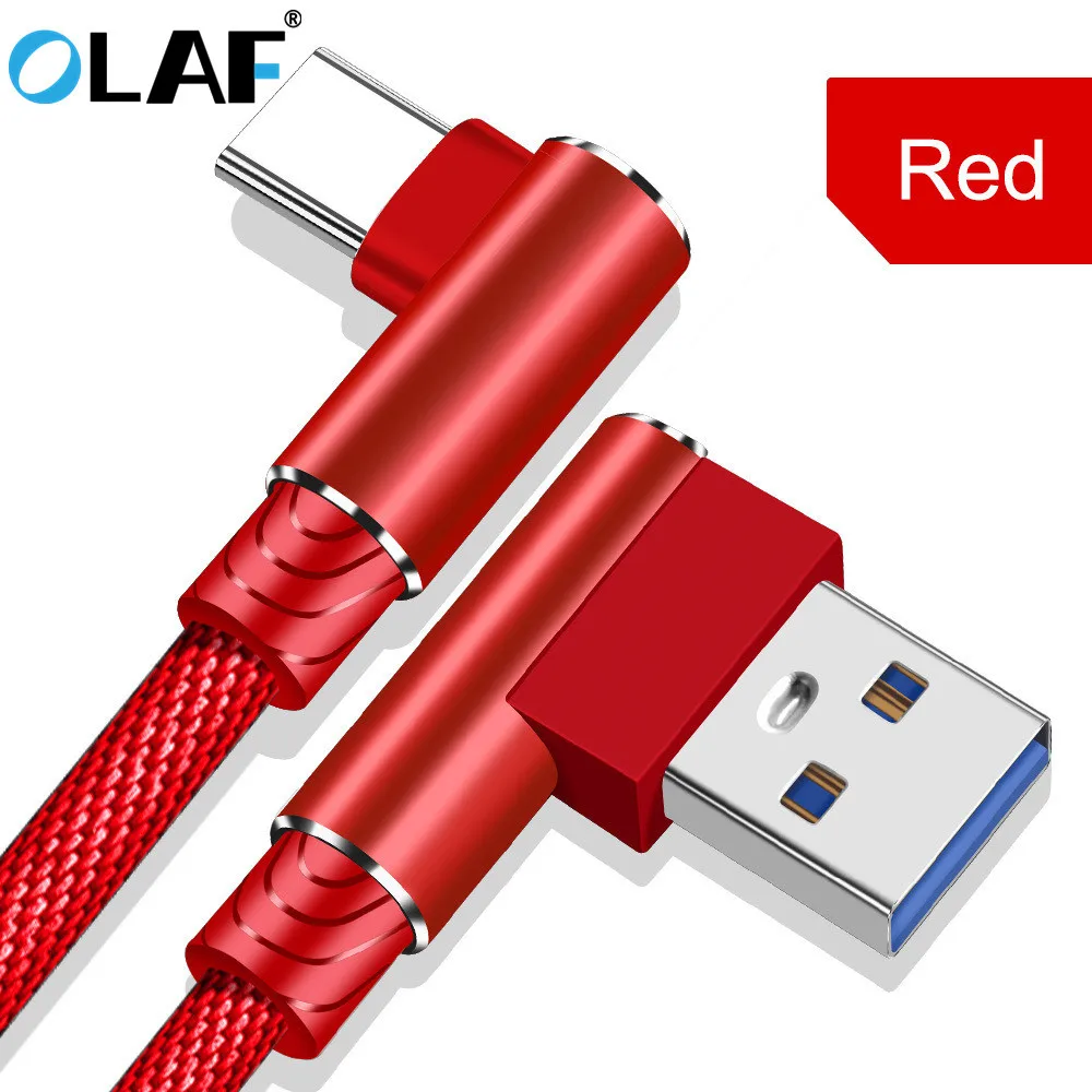 Red 5А кабель Supercharge usb type C для huawei P20 P30 Pro Quick Charge 4,0 3,0 кабель быстрой зарядки type C для samsung S9 S10 USB C - Цвет: Red