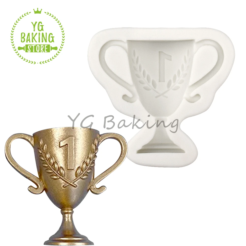 

Dorica 2 Styles Trophy Design Fondant Silicone Mold Diy Craft Chocolate Cake Mould Cake Decorating Tools Kitchen Bakeware