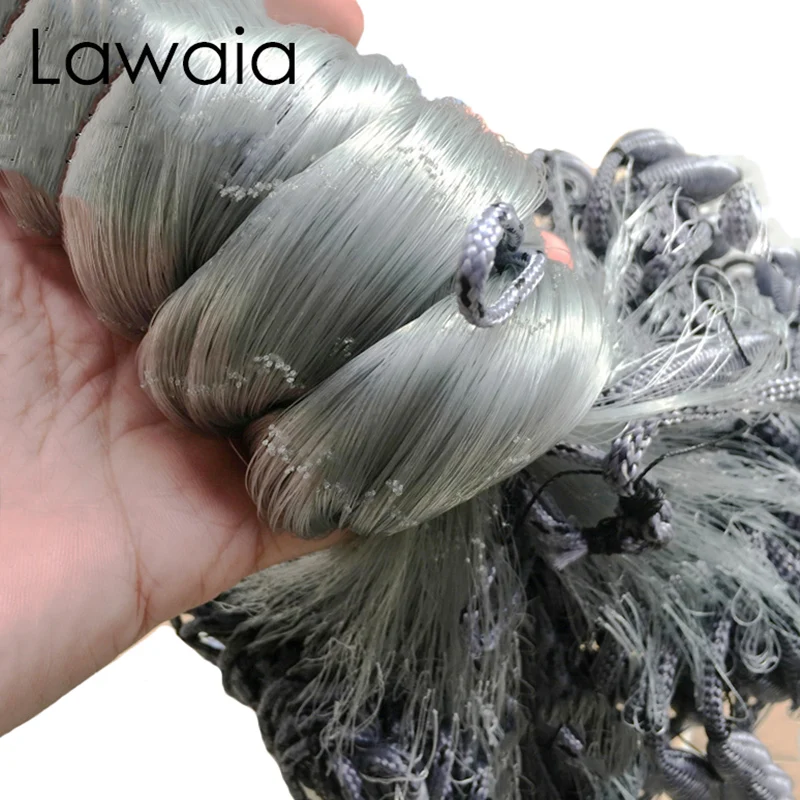 Lawaia Network Fishing Single Wall Grey Line Gillnet Monofilament Cell 2.5cm/4cm/5cm/6cm Trap Nets | Спорт и развлечения