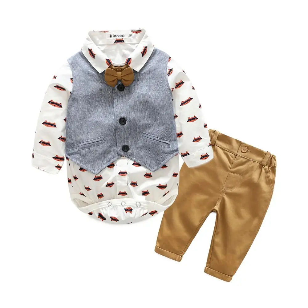 

Boy Newborn Suit Baby Girls Clothes Outfits Set Fashion Spring Little Infant Clothing Menino Conjunto Infantil Festa Tracksuit