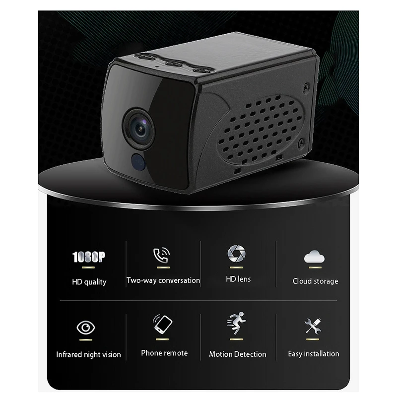 

Light Sensitive Infrared Night Vision Two-Way Voice Cloud Storage Camera Webcam