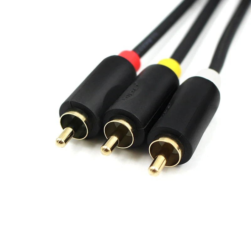 3 RCA папа AV Аудио Видео удлинитель (3 шт)|Кабели VGA| |