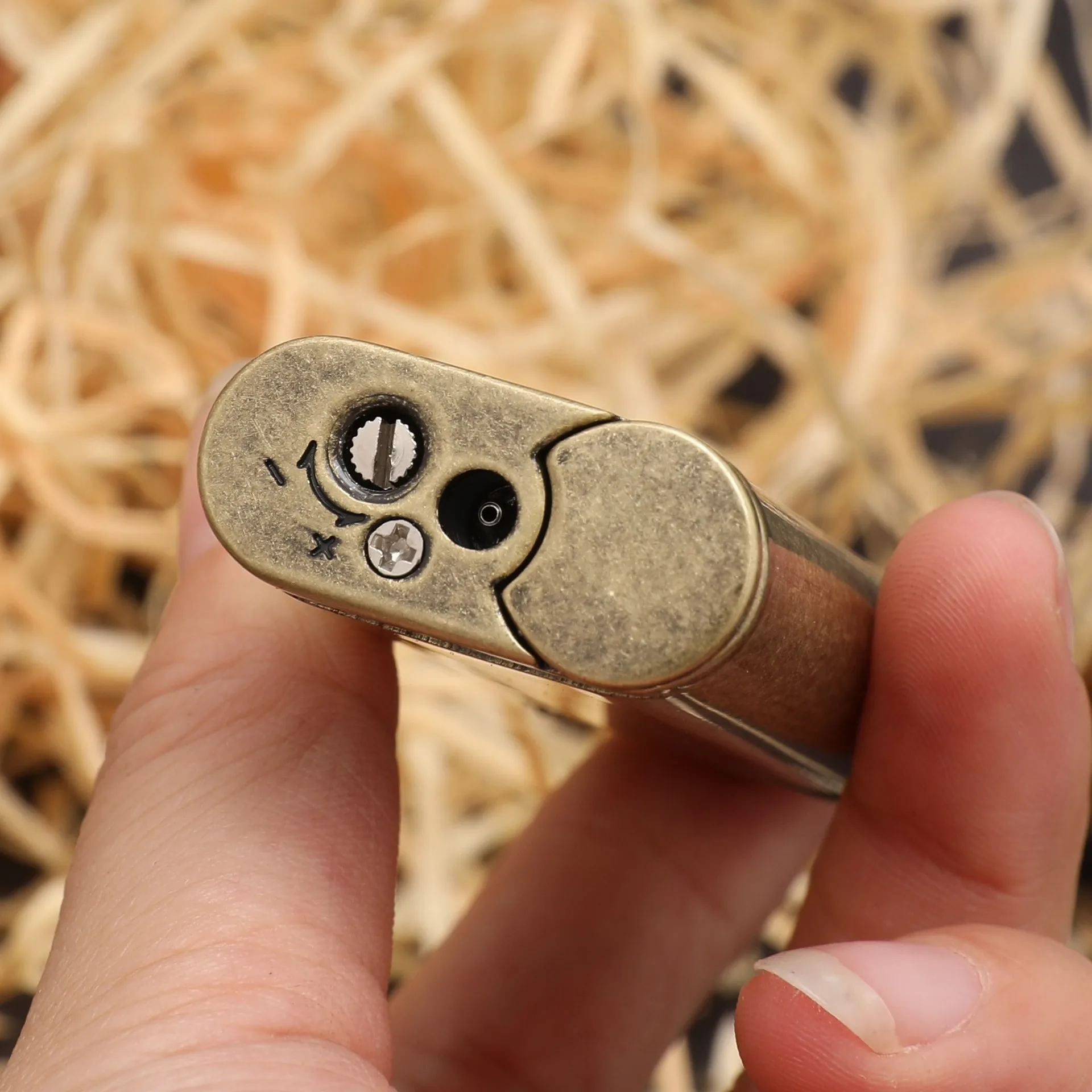 SPUNK специальные трубы зажигалка шлифовальный круг скошенное пламя открытая