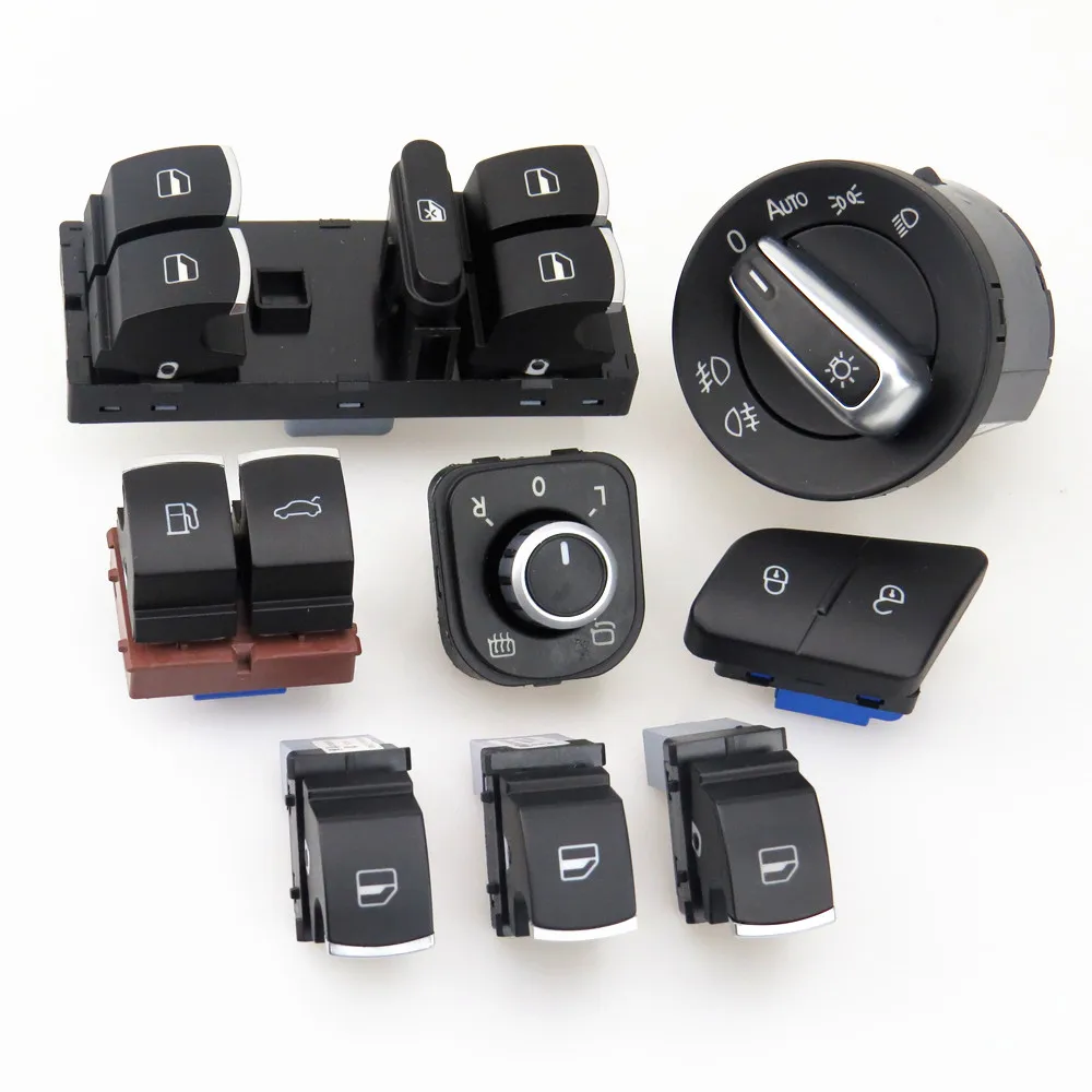 TUKE 1 комплект автомобильная фара и стеклоподъемный переключатель ручка зеркала