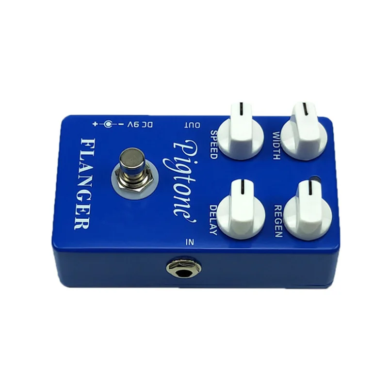 Pigtone PP-16 flanger гитарный эффект педаль Акустическая Электрогитара аксессуары эффекты Педали настоящий обход