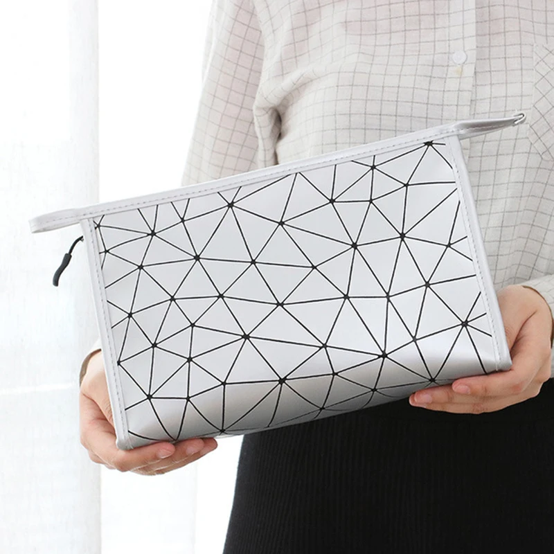 Модная Женская дорожная косметичка из искусственной кожи для хранения Мужская