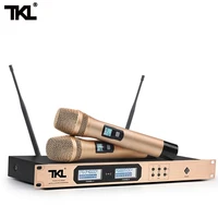 tkl ga 18 dual channel wireless microphone for karaoke