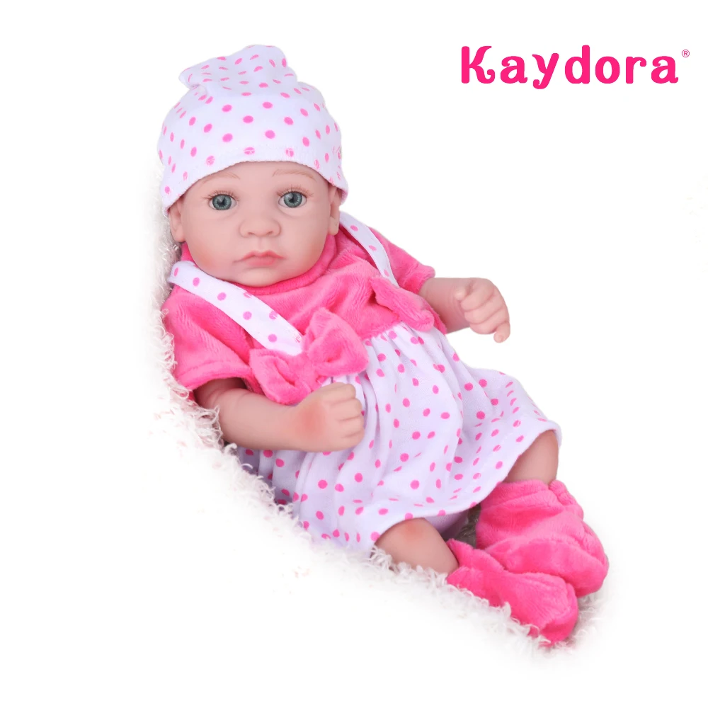 Kaydora/милые детские куклы для ванны реалистичные Reborn Baby 25 см полностью силиконовые