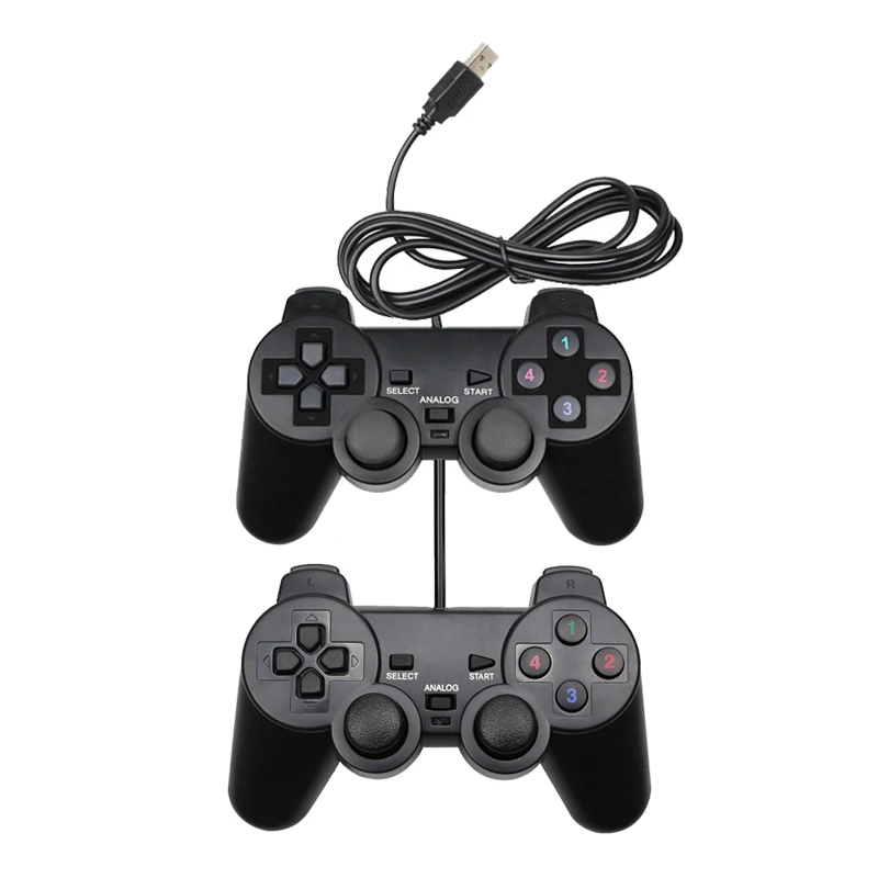 USB игровой контроллер джойстик проводной геймпад для ПК ноутбука Windows Raspberry Pi 4B 3B 3
